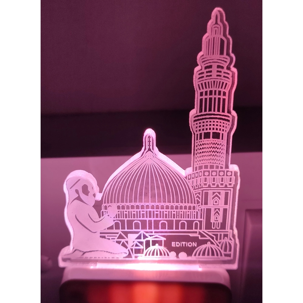 Generic Islamic Namaz AC Adapter Night Lamp Generic Islamic Namaz AC Adapter Night Lamp