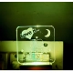 Generic Love Is With Half Moon AC Adapter Night Lamp Generic Love Is With Half Moon AC Adapter Night Lamp