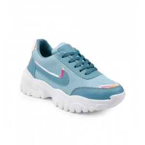 Generic Women's Casual Mesh Printed Lace-Ups Shoes (Blue) Generic Women's Casual Mesh Printed Lace-Ups Shoes (Blue)