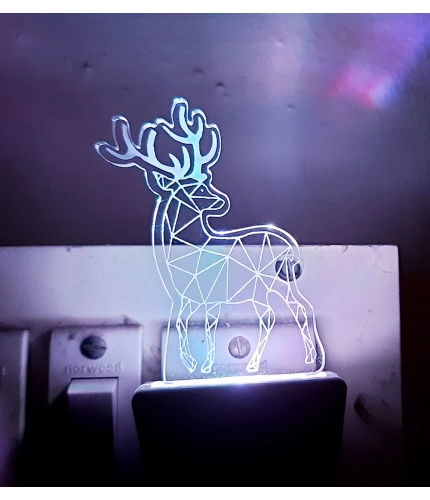 Generic Deer AC Adapter Night Lamp