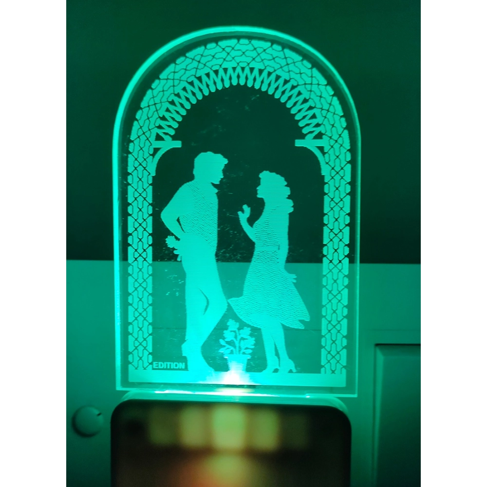Generic Romantic Love Couple AC Adapter Night Lamp Generic Romantic Love Couple AC Adapter Night Lamp