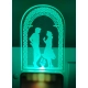 Generic Romantic Love Couple AC Adapter Night Lamp Generic Romantic Love Couple AC Adapter Night Lamp