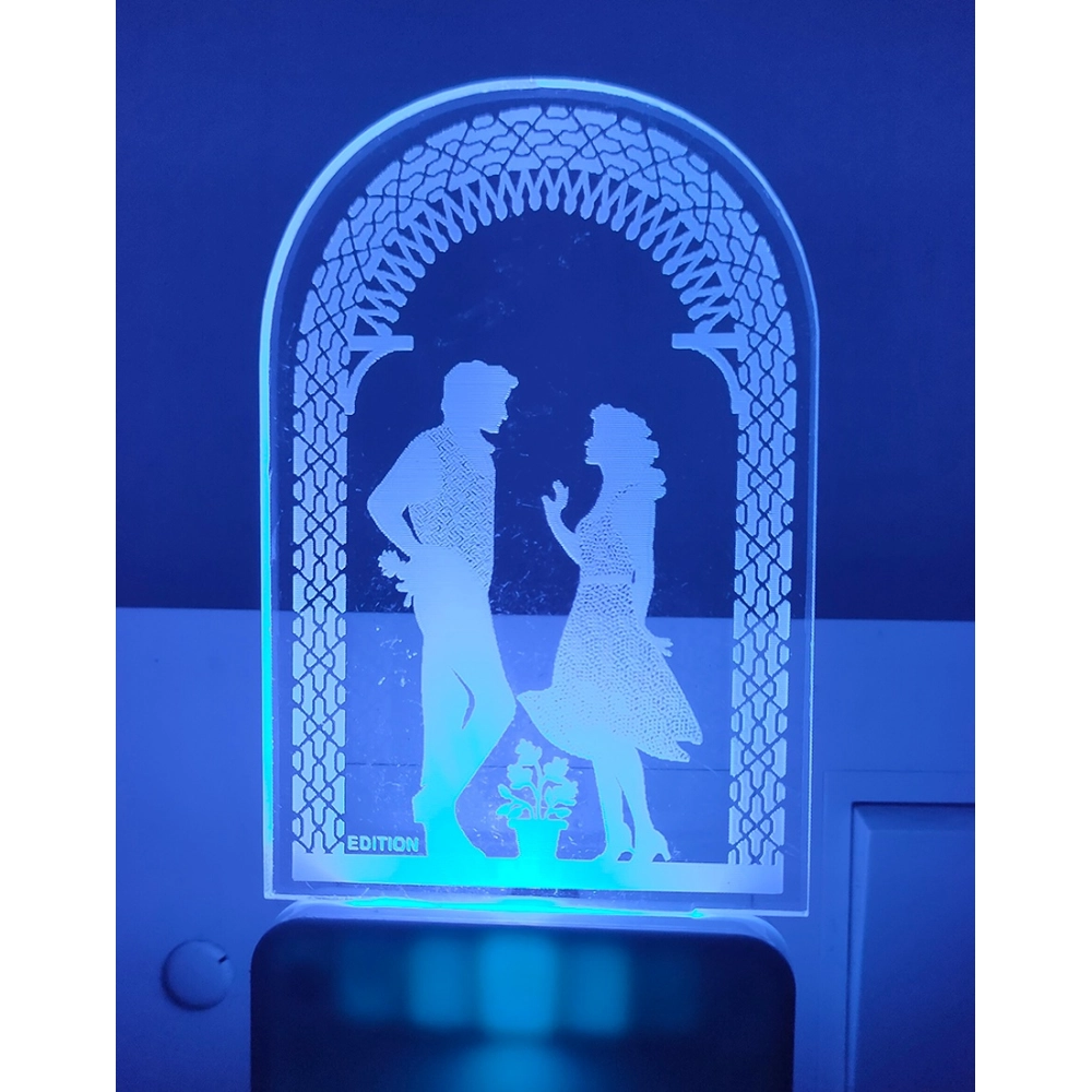 Generic Romantic Love Couple AC Adapter Night Lamp Generic Romantic Love Couple AC Adapter Night Lamp