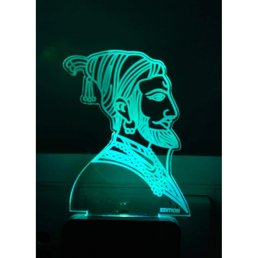 Generic Chatrapathi Shivaji AC Adapter Night Lamp Generic Chatrapathi Shivaji AC Adapter Night Lamp
