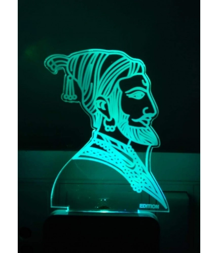 Generic Chatrapathi Shivaji AC Adapter Night Lamp