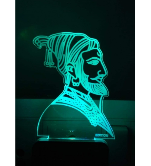 Generic Chatrapathi Shivaji AC Adapter Night Lamp