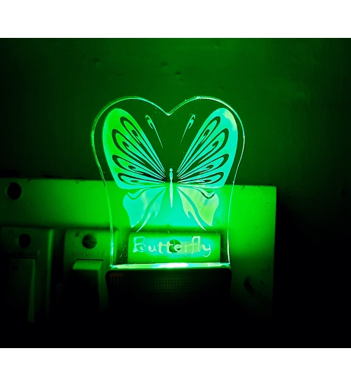 Generic Classic Butterfly AC Adapter Night Lamp