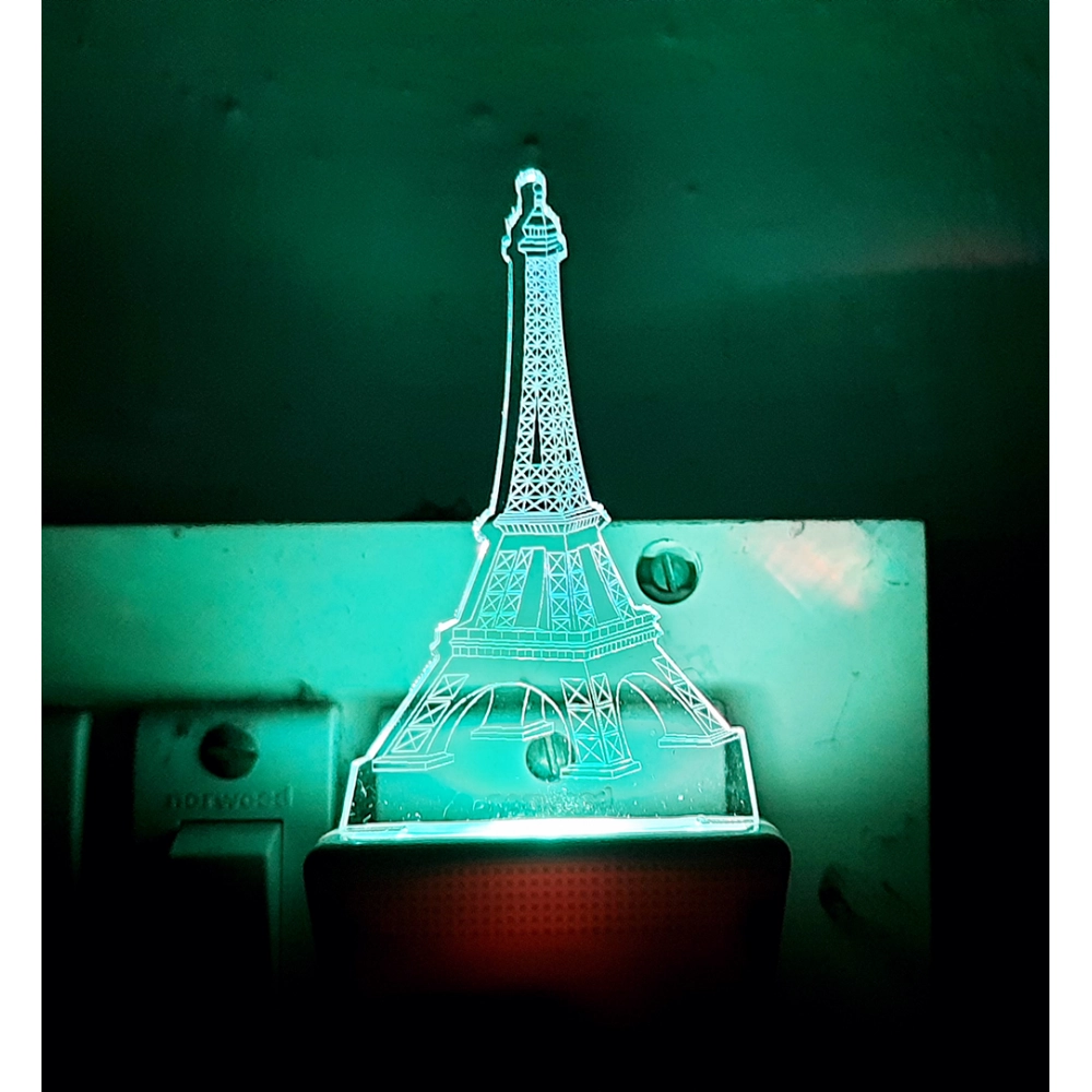 Generic Eiffel tower AC Adapter Night Lamp Generic Eiffel tower AC Adapter Night Lamp