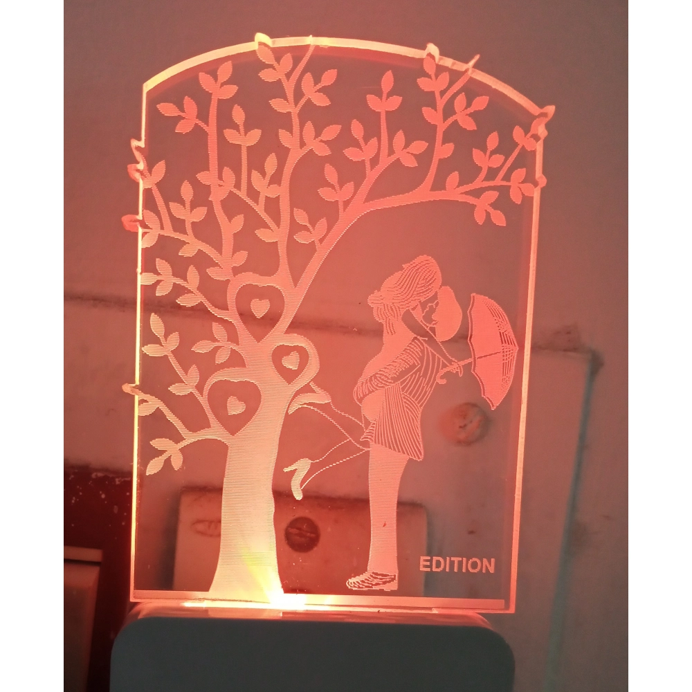 Generic Romantic Couple AC Adapter Night Lamp Generic Romantic Couple AC Adapter Night Lamp