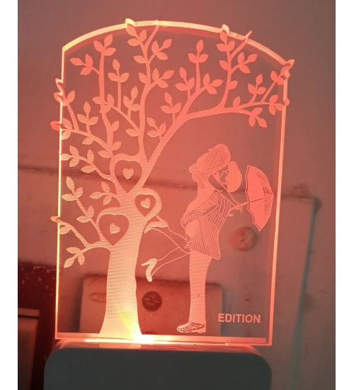 Generic Romantic Couple AC Adapter Night Lamp