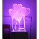 Generic Heart Balloons AC Adapter Night Lamp Generic Heart Balloons AC Adapter Night Lamp