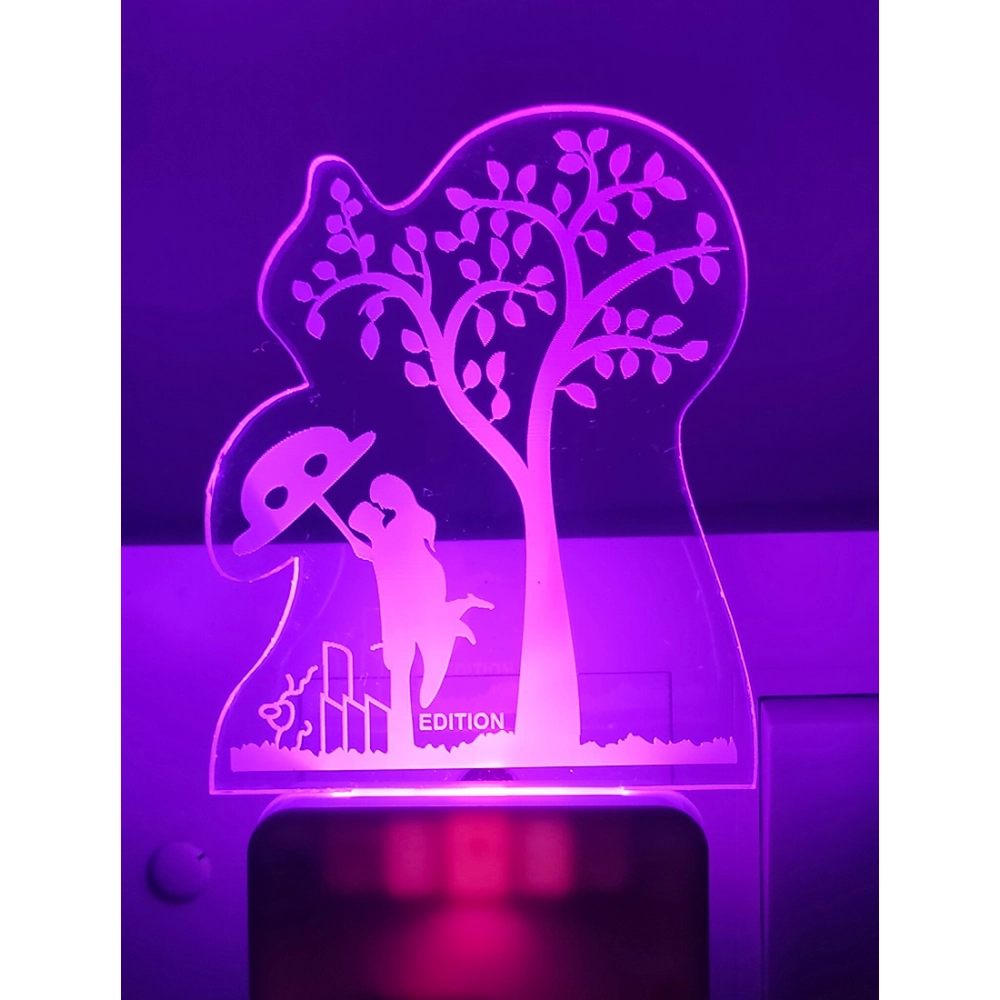Generic Romantic Couple Under Tree AC Adapter Night Lamp Generic Romantic Couple Under Tree AC Adapter Night Lamp
