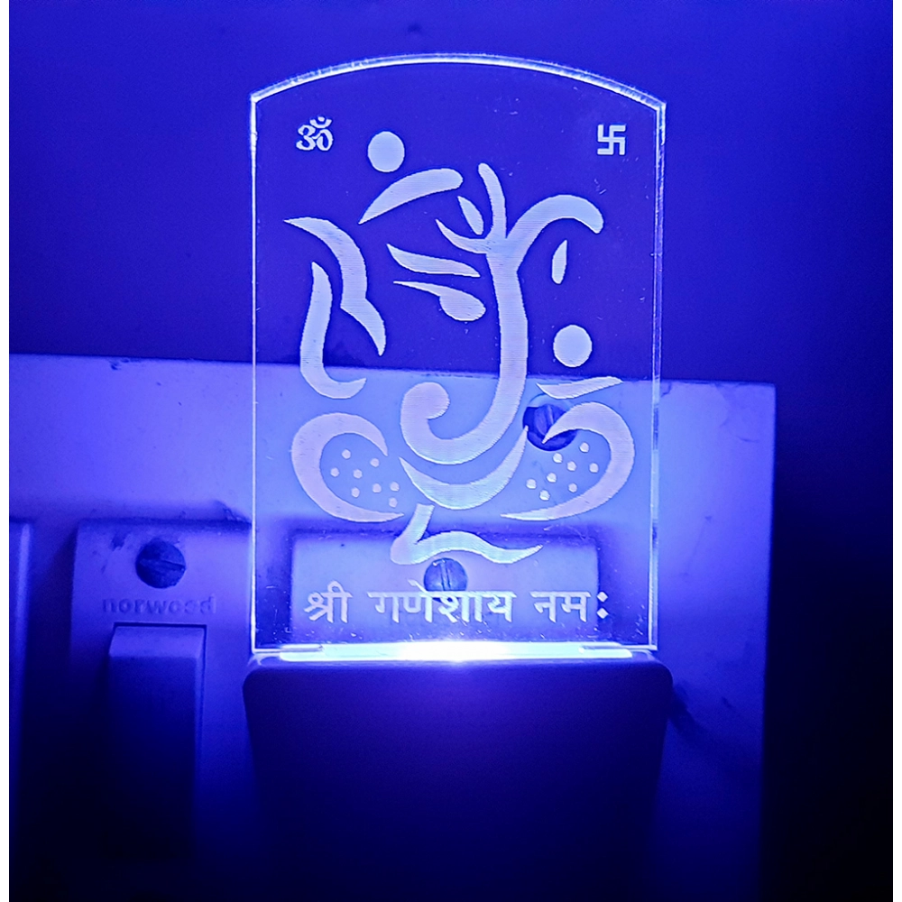 Generic Designer Ganesha AC Adapter Night Lamp Generic Designer Ganesha AC Adapter Night Lamp