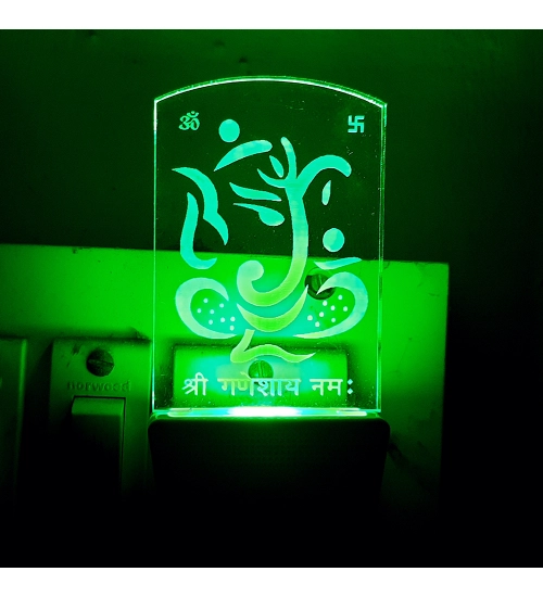 Generic Designer Ganesha AC Adapter Night Lamp