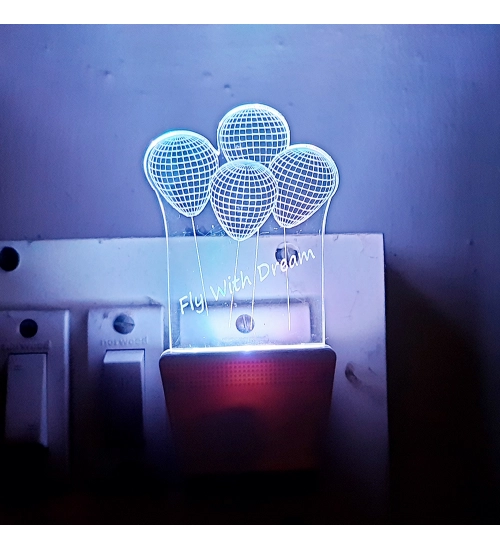 Generic Fly With Dream Balloons AC Adapter Night Lamp
