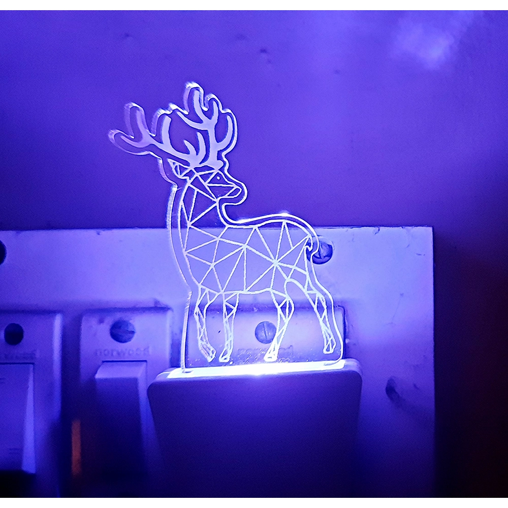 Generic Deer AC Adapter Night Lamp Generic Deer AC Adapter Night Lamp