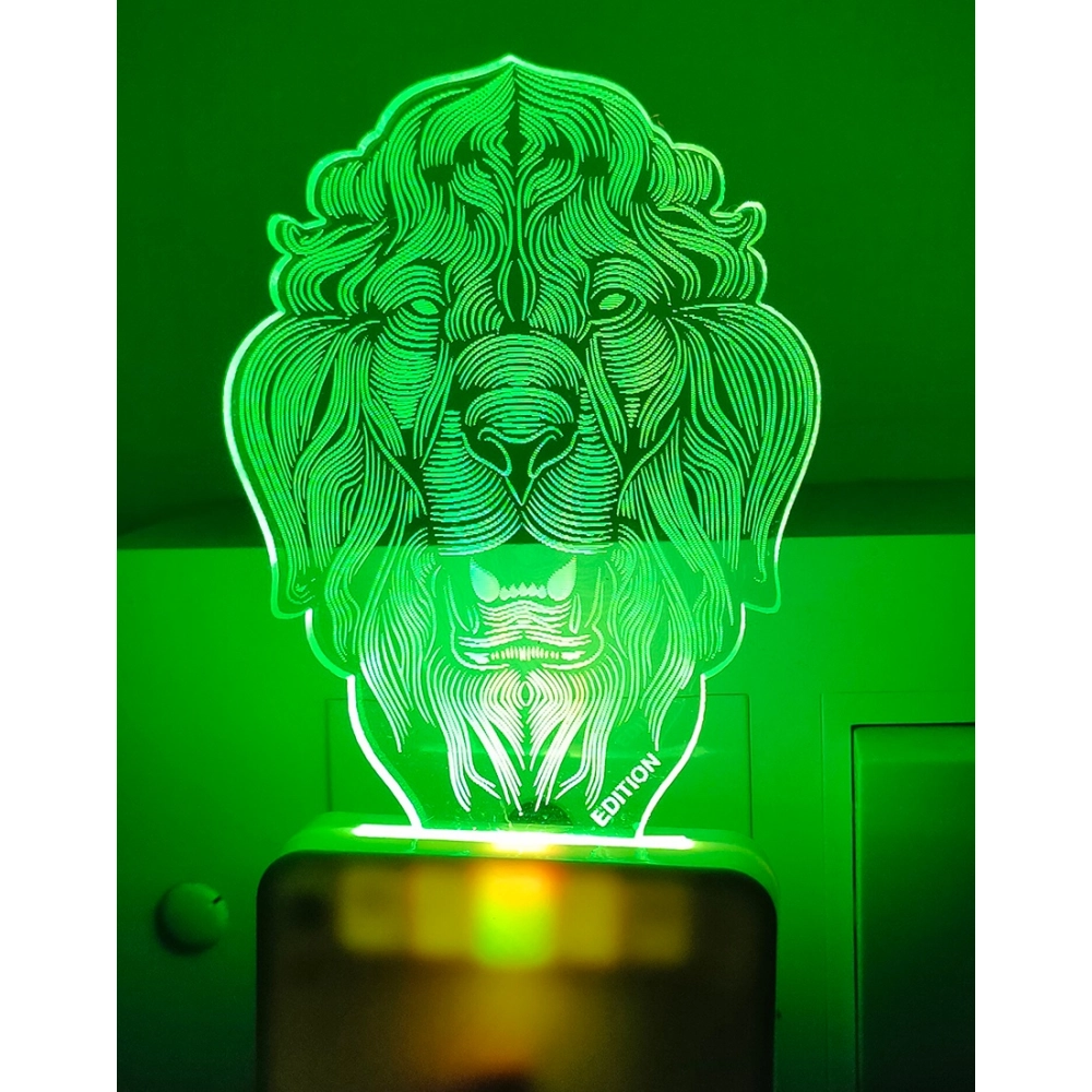 Generic Big Lion AC Adapter Night Lamp Generic Big Lion AC Adapter Night Lamp