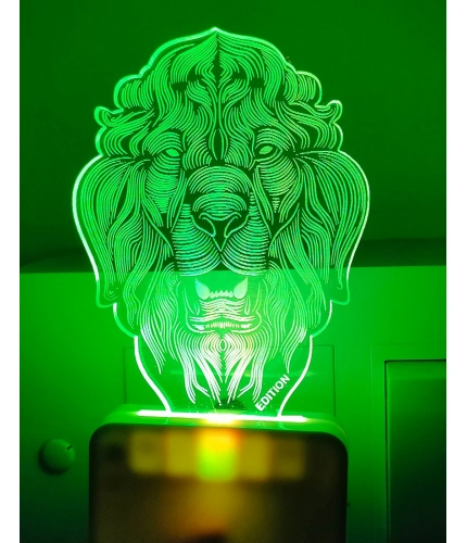 Generic Big Lion AC Adapter Night Lamp Generic Big Lion AC Adapter Night Lamp