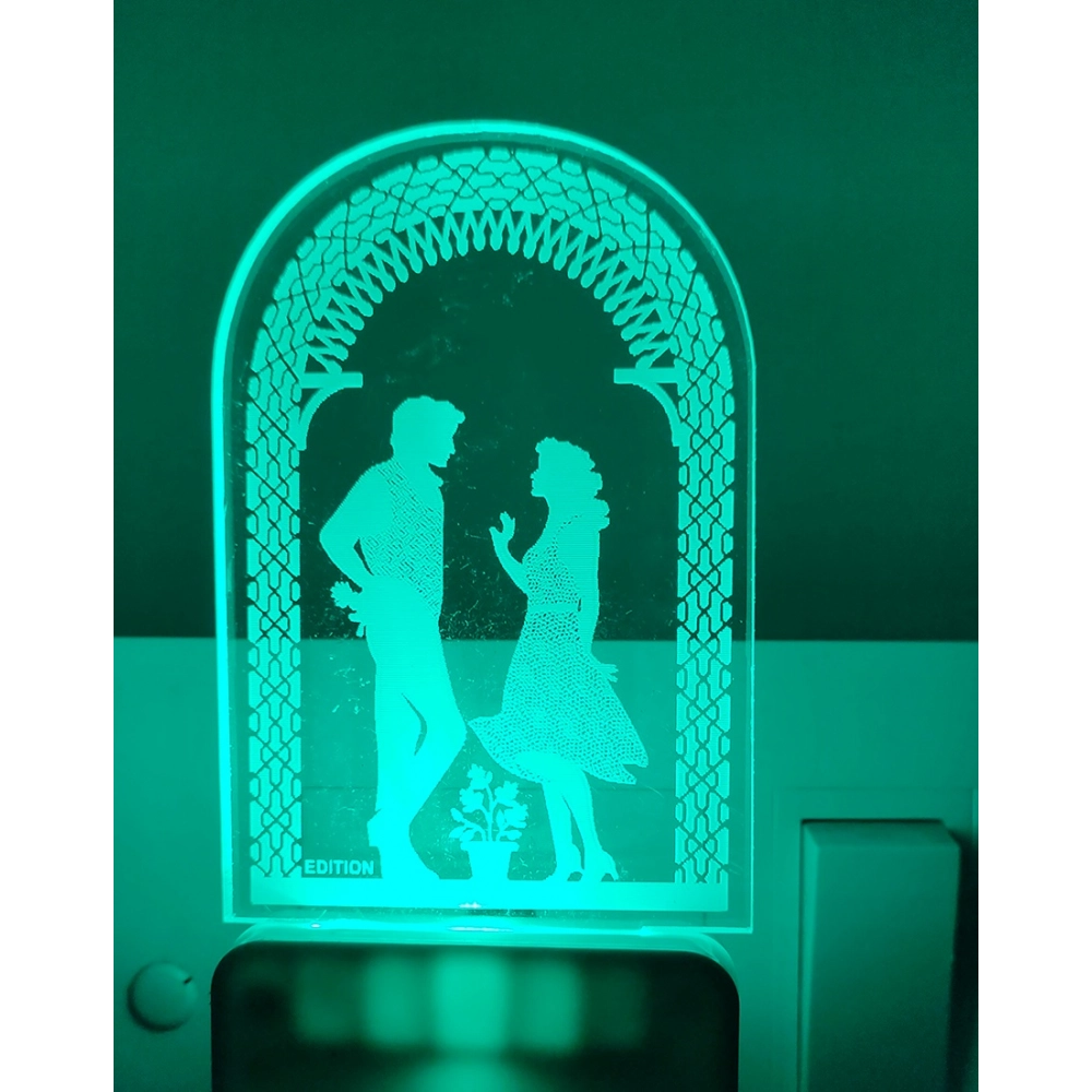 Generic Romantic Love Couple AC Adapter Night Lamp Generic Romantic Love Couple AC Adapter Night Lamp