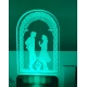 Generic Romantic Love Couple AC Adapter Night Lamp Generic Romantic Love Couple AC Adapter Night Lamp