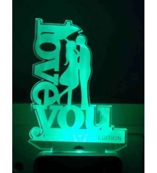 Generic Love you Couple AC Adapter Night Lamp