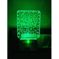 Generic Good Night AC Adapter Night Lamp
