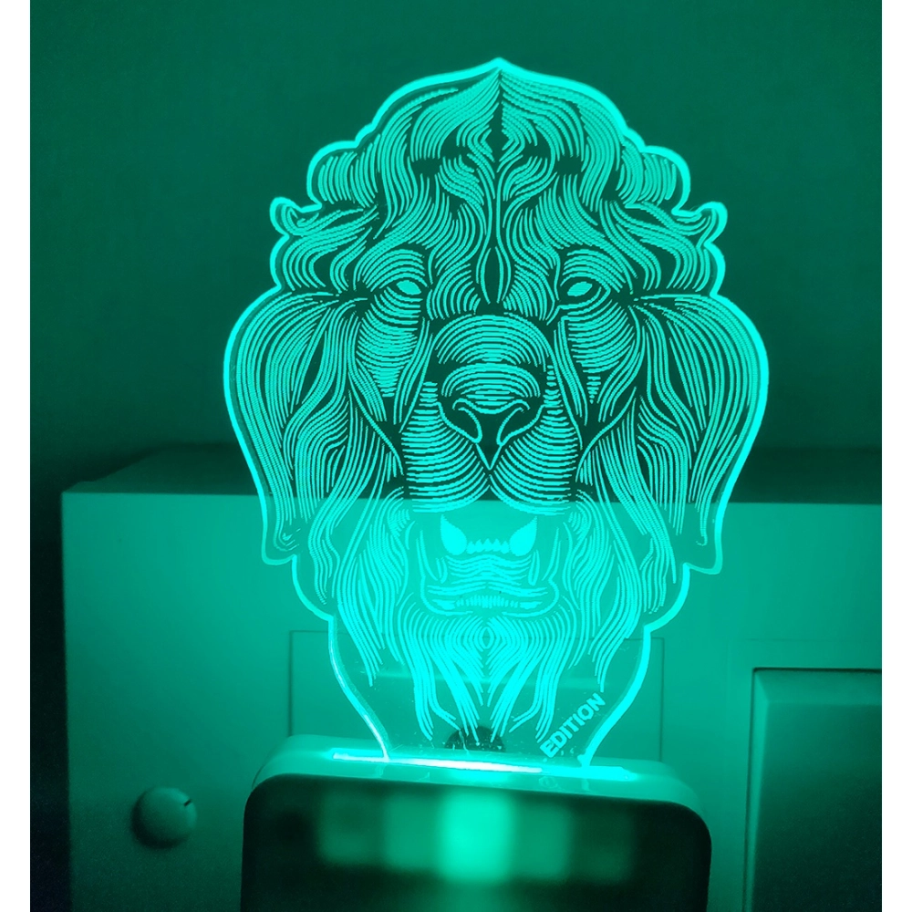Generic Big Lion AC Adapter Night Lamp Generic Big Lion AC Adapter Night Lamp
