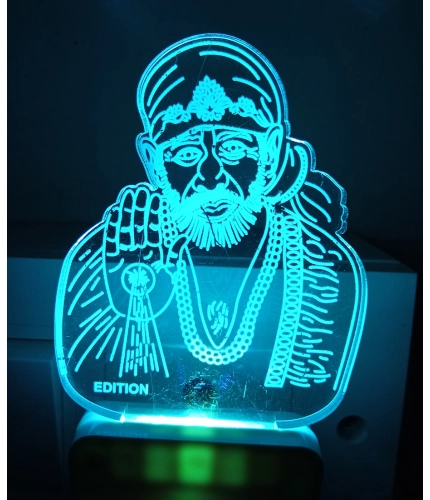 Generic Shridi Sai Baba AC Adapter Night Lamp