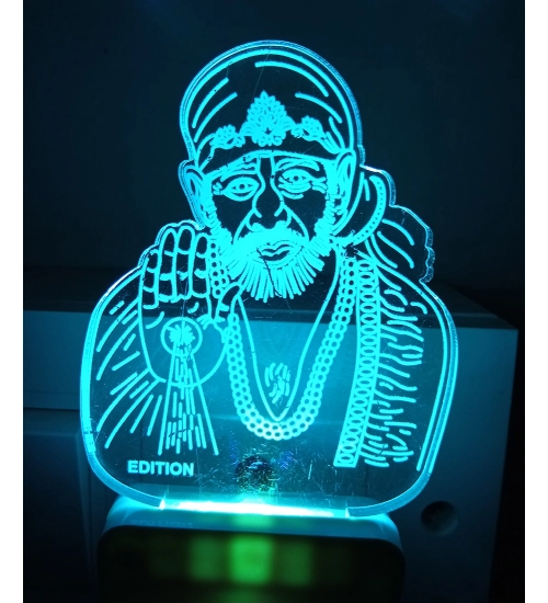 Generic Shridi Sai Baba AC Adapter Night Lamp