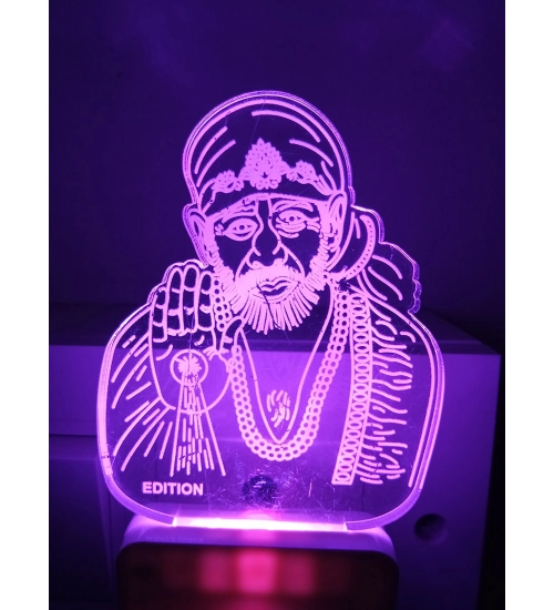 Generic Shridi Sai Baba AC Adapter Night Lamp