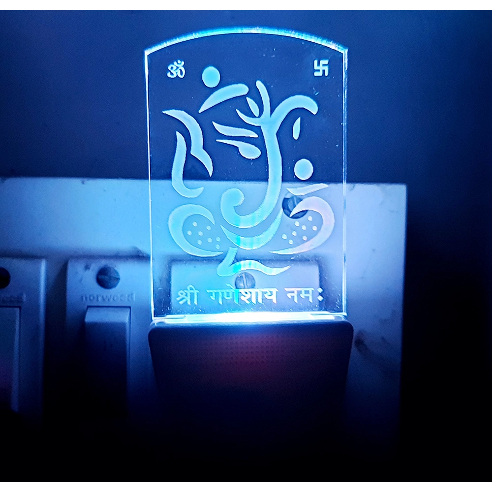 Generic Designer Ganesha AC Adapter Night Lamp Generic Designer Ganesha AC Adapter Night Lamp