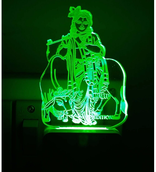 Generic Shree Krishna AC Adapter Night Lamp