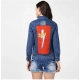 Generic Women's Denim Hand Painted Long Sleeve Jacket (Blue) Generic Women's Denim Hand Painted Long Sleeve Jacket (Blue)