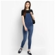 Generic Women's Denim Solid Dungaree Pant (Blue) Generic Women's Denim Solid Dungaree Pant (Blue)