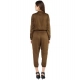 Generic Women's Rayon Solid Long Sleeve Jumpsuit (Olive) Generic Women's Rayon Solid Long Sleeve Jumpsuit (Olive)
