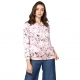 Generic Women's Satin Floral 3/4th Sleeve Jacket (Light Pink) Generic Women's Satin Floral 3/4th Sleeve Jacket (Light Pink)