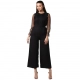 Generic Women's Polyester Embellished Long Sleeve Jumpsuit (Black) Generic Women's Polyester Embellished Long Sleeve Jumpsuit (Black)