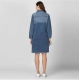 Generic Women's Denim Washed Long Sleeve Jacket (Blue) Generic Women's Denim Washed Long Sleeve Jacket (Blue)