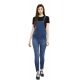Generic Women's Denim Solid Dungaree Pant (Blue) Generic Women's Denim Solid Dungaree Pant (Blue)