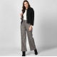 Generic Women's Denim Solid Long Sleeve Jacket (Black) Generic Women's Denim Solid Long Sleeve Jacket (Black)