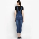Generic Women's Denim Solid Dungaree Pant (Blue) Generic Women's Denim Solid Dungaree Pant (Blue)