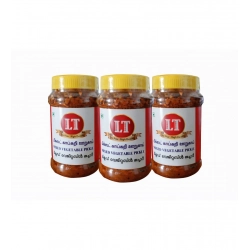 Generic Pack of_3 300GM LT Mixed Veg Pickle Traditional Digestive Side Dish (Red)