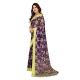 Generic Women's Georgette Printed Saree With Unstitched Blouse 5.5Mtr (Purple) Generic Women's Georgette Printed Saree With Unstitched Blouse 5.5Mtr (Purple)