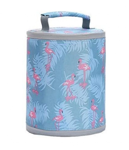 Generic Round Travel Lunch Bag – Portable Office Bag for Men And Women (Color: Assorted )