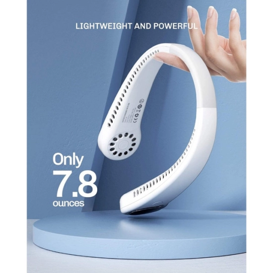 Generic Plastic USB Rechargeable Wearable Neck Fan