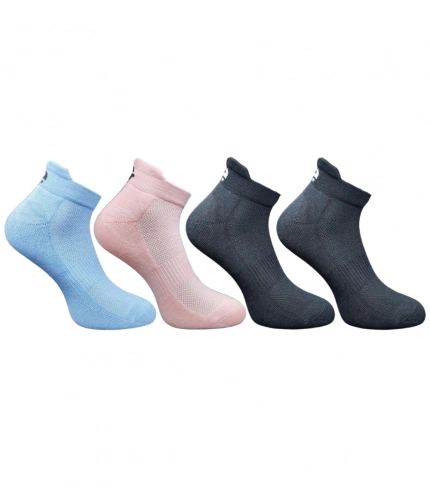 Generic 4_Pair Set Unisex Casual Cotton Printed Ankle Length Socks (Multicolor)