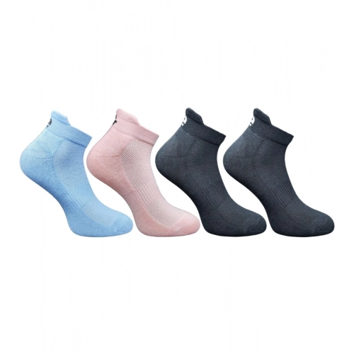 Generic 4_Pair Set Unisex Casual Cotton Printed Ankle Length Socks (Multicolor)