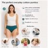 Generic Pack of_9 Women's Cotton Solid Hipster Panty (Multicolor)