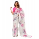 Generic Women's Georgette Floral & Butterfly Printed Saree With Unstitched Blouse 5.5Mtr (Off White-Pink) Generic Women's Georgette Floral & Butterfly Printed Saree With Unstitched Blouse 5.5Mtr (Off White-Pink)