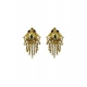 Generic Women's Pack of_2 Brass Gold-Plated Earrings (Gold) Generic Women's Pack of_2 Brass Gold-Plated Earrings (Gold)